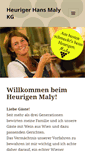 Mobile Screenshot of heurigermaly.at